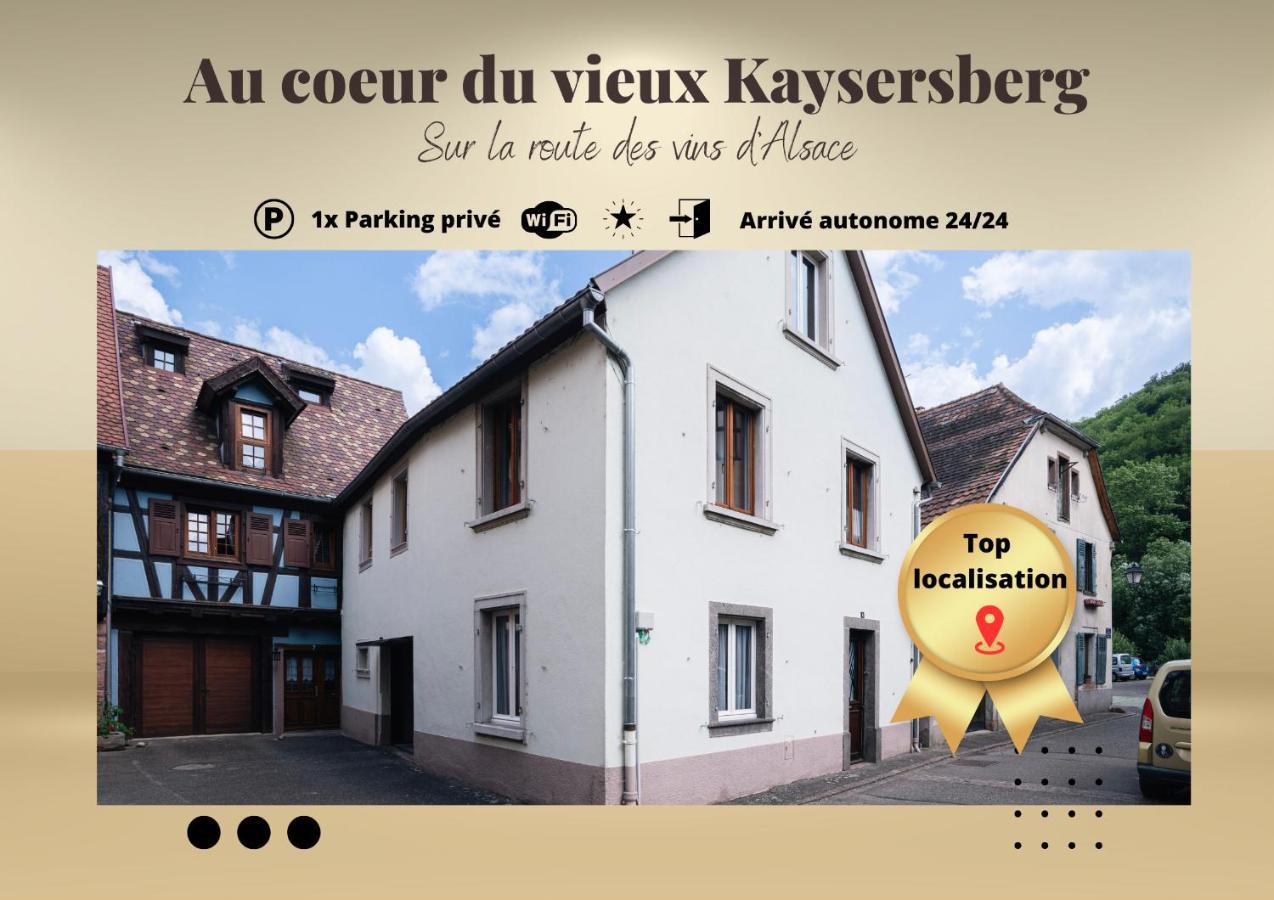 Gite Au Coeur Du Vieux Kaysersberg - Parking Prive & Wifi المظهر الخارجي الصورة